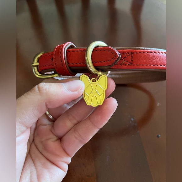 D&F (Digby & Fox) Rolled Leather Buckle Dog Collar - Picture 2 of 5